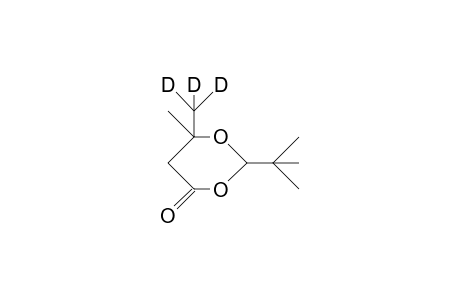 2(R)-tert-Butyl-6(S)-methyl-6(S)-trideuteriomethyl-1,3-dioxan-4-one