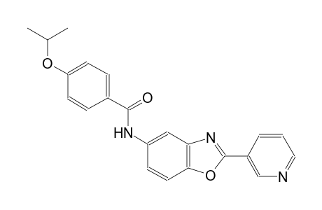 4-isopropoxy-N-[2-(3-pyridinyl)-1,3-benzoxazol-5-yl]benzamide