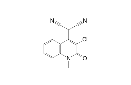 2-(3-chloranyl-1-methyl-2-oxidanylidene-quinolin-4-yl)propanedinitrile