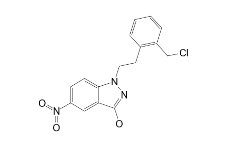 1-[2'-(CHLOROMETHYL)-PHENETHYL]-3-HYDROXY-5-NITROINDAZOLE