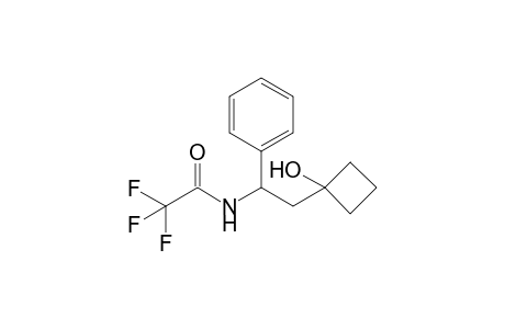 2,2,2-Trifluoro-N-[2-(1-hydroxycyclobutyl)-1-phenylethyl]acetamide
