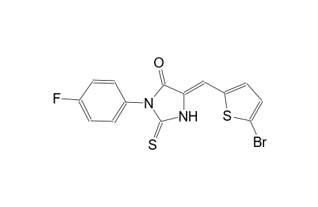 (5Z)-5-[(5-bromo-2-thienyl)methylene]-3-(4-fluorophenyl)-2-thioxo-4-imidazolidinone