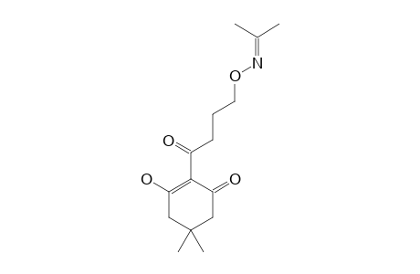 5,5-DIMETHYL-2-[4'-(1''-METHYLIDENEAMINOOXY)-BUTANOYL]-CYCLOHEXANE-1,3-DIONE