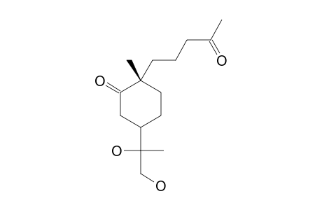 GLUTINONE;2-[5'-(2'-OXOPENTYL)]-2-METHYL-5-(1'-HYDROXY-1'-METHYLETHANOL)-CYClOHEXANONE
