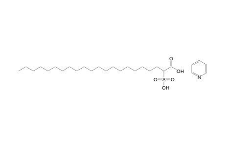 2-sulfodocosanoic acid, compound with pyridine(1:1)