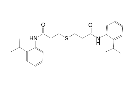 3-{[3-(2-isopropylanilino)-3-oxopropyl]sulfanyl}-N-(2-isopropylphenyl)propanamide