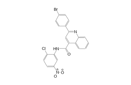2-(4-bromophenyl)-N-(2-chloro-5-nitrophenyl)-4-quinolinecarboxamide
