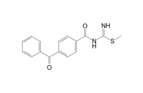 Methyl N-(4-benzoylbenzoyl)imidothiocarbamate