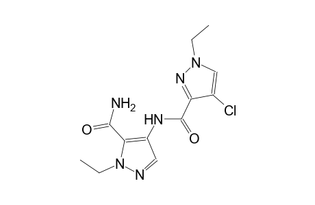 N-[5-(aminocarbonyl)-1-ethyl-1H-pyrazol-4-yl]-4-chloro-1-ethyl-1H-pyrazole-3-carboxamide