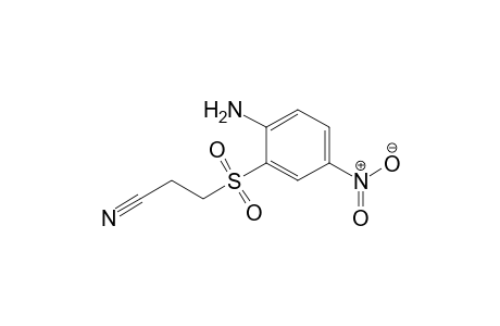 Propanenitrile, 3-[(2-amino-5-nitrophenyl)sulfonyl]-