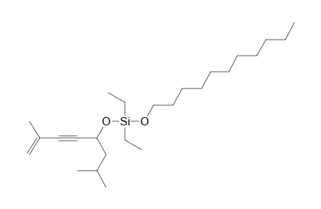 Silane, diethyl(2,7-dimethyloct-1-en-3-yn-5-yloxy)undecyloxy-