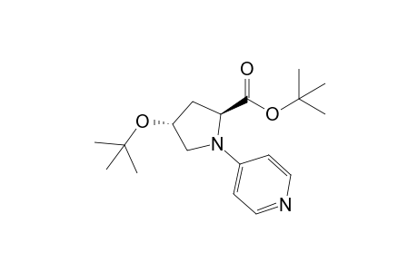 tert-Butyl (2S,4R)-4-tert-Butoxy-1-(pyridin-4-yl)pyrrolidine-2-carboxylate