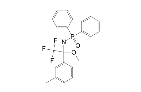N-[1-ETHOXY-2,2,2-TRIFLUORO-1-(3-METHYLPHENYL)-ETHYL]-P,P-DIPHENYLPHOSPHINIC-AMIDE