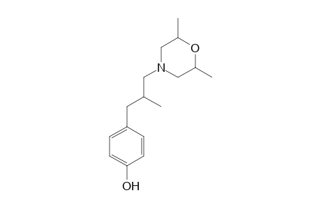 Phenol, 4-[3-(2,6-dimethyl-4-morpholinyl)-2-methylpropyl]-
