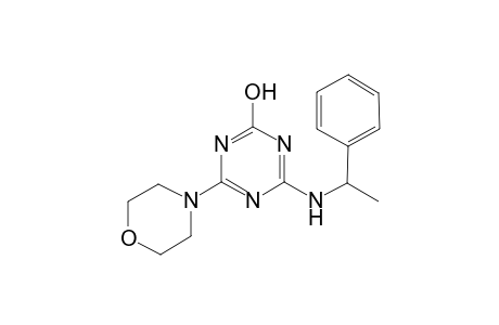 4-(4-Morpholinyl)-6-[(1-phenylethyl)amino]-1,3,5-triazin-2-ol