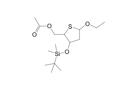 Ethyl 5-O-acetyl-3-O-(tert-butyldimethylsilyl)-2-deoxy-4-thio-.beta.,D-xylofuranoside