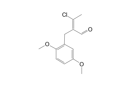 (E)-3-CHLORO-2-(2,5-DIMETHOXYBENZYL)-CROTONALDEHYDE