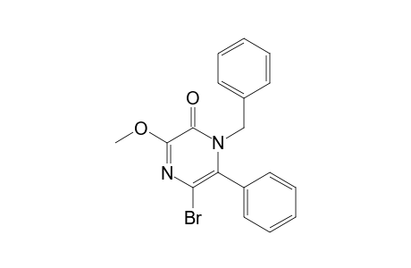 1-benzyl-5-bromo-3-methoxy-6-phenyl-pyrazin-2-one