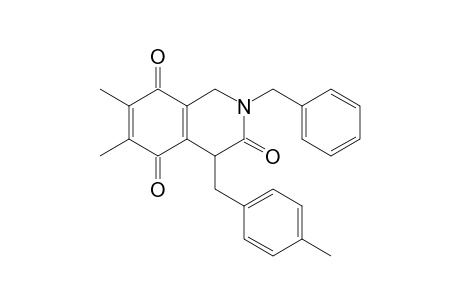 2-Benzyl-6,7-dimethyl-4-(4-methylbenzyl)-1,4-dihydroisoquinoline-3,5,8-trione