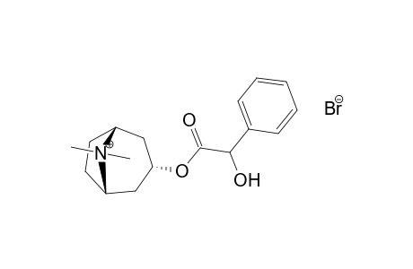 3alpha-hydroxy-8-methyl-1alphaH,5alphaH-tropanium bromide, mandelate (ester)