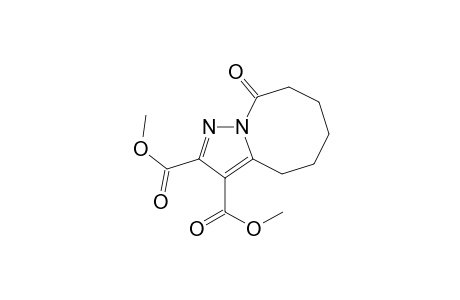 Pyrazolo[1,5-a]azocine-2,3-dicarboxylic acid, 4,5,6,7,8,9-hexahydro-9-oxo-, dimethyl ester