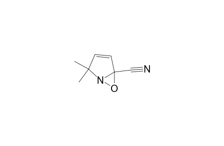 6-Oxa-1-azabicyclo[3.1.0]hex-3-ene-5-carbonitrile, 2,2-dimethyl-