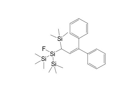 Fluoro(3,3-diphenyl-1-trimethylsilyl-2-propenyl)bis(trimethylsilyl)- silane