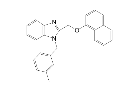 1-(3-Methylbenzyl)-2-(1-naphthoxymethyl)benzimidazole