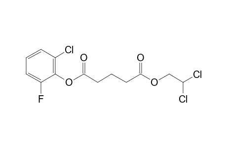 Glutaric acid, 2,2-dichloroethyl 2-chloro-6-fluorophenyl ester