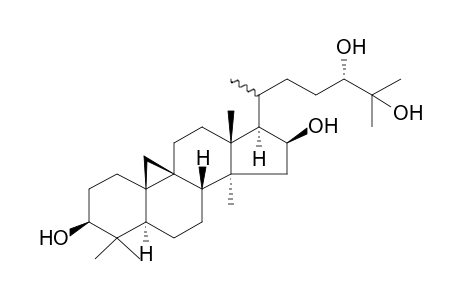 24s-Cycloartane-3.beta.,16.beta.,24,25-tetraol