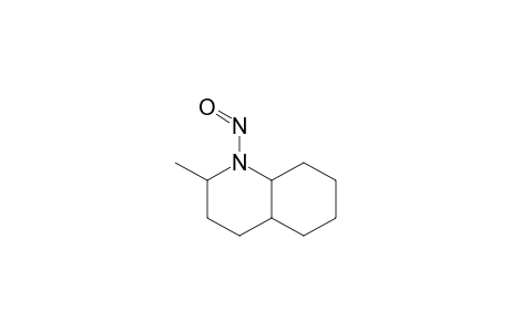 N-NITROSO-2-ALPHA-METHYL-CIS-DECAHYDROQUINOLINE;ANTI-CONFORMATION