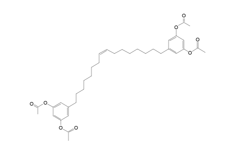 [3-acetoxy-5-[(Z)-16-(3,5-diacetoxyphenyl)hexadec-8-enyl]phenyl] acetate