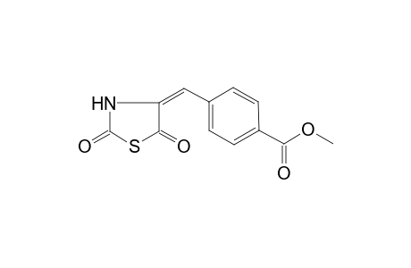 Benzoic acid, 4-(2,5-dioxo-4-thiazolidinylidenomethyl)-, methyl ester