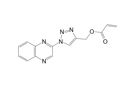 (1-(Quinoxalin-2-yl)-1H-1,2,3-triazol-4-yl)methyl acrylate