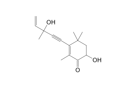 6-Hydroxy-3-(3-hydroxy-3-methyl-4-penten-1-ynyl)-2,4,4-trimethyl-2-cyclohexen-1-one
