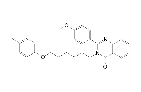 2-(4-methoxyphenyl)-3-[6-(4-methylphenoxy)hexyl]-4(3H)-quinazolinone