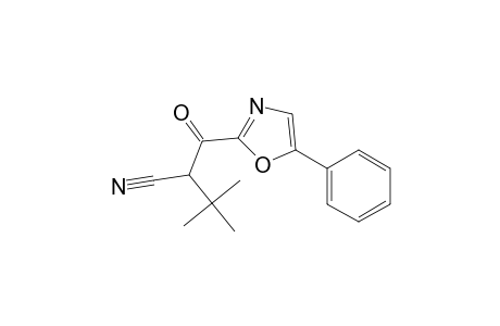 2-Oxazolepropanenitrile, .alpha.-(1,1-dimethylethyl)-.beta.-oxo-5-phenyl-, (.+-.)-
