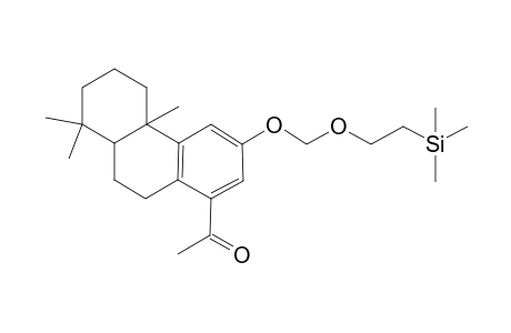 1-[4b,8,8-trimethyl-3-(2-trimethylsilylethoxymethoxy)-5,6,7,8a,9,10-hexahydrophenanthren-1-yl]ethanone