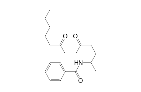 (+-)-2-(Benzoylamino)tridecanedione-5,8-dione