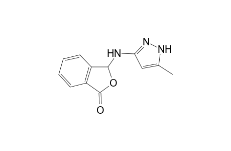 3-[(5-methyl-1H-pyrazol-3-yl)amino]-2-benzofuran-1(3H)-one