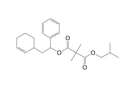 Dimethylmalonic acid, isobutyl 1-phenyl-2-(cyclohex-2-enyl)ethyl ester