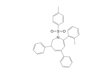 3,5-Diphenyl-7-(o-tolyl)-1-tosyl-2,3-dihydro-1H-azepine