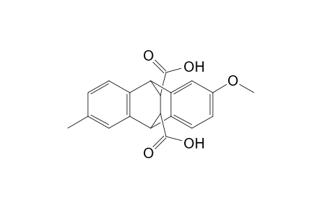 2-Methoxy-6-methyl-9,10-dihydro-9,10-ethanoanthracene-11,12-dicarboxylic acid