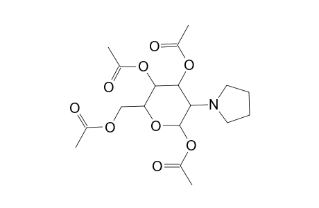 Glucopyranose, 2-deoxy-2-(1-pyrrolidinyl)-, 1,3,4,6-tetraacetate, .alpha.-D-
