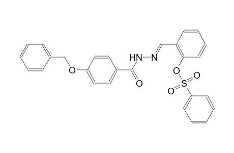 benzoic acid, 4-(phenylmethoxy)-, 2-[(E)-[2-[(phenylsulfonyl)oxy]phenyl]methylidene]hydrazide