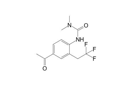 1,1-DiMethyl-3-(4-acetyl-2-(2,2,2-trifluoroethyl)phenyl)urea