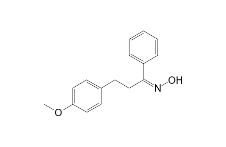 (NZ)-N-[3-(4-methoxyphenyl)-1-phenyl-propylidene]hydroxylamine