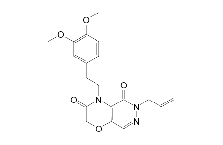 6-ALLYL-4-[2-(3,4-DIMETHOXYPHENYL)-ETHYL]-2H-PYRIDAZINO-[4,5-B]-[1,4]-OXAZINE-3,5-DIONE