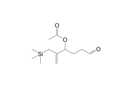 4-Acetoxy-5-[(trimethylsilyl)methyl]-5-hexenal