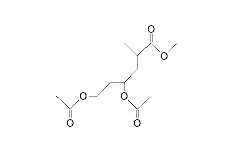 4,6-Diacetoxy-2-methyl-hexanoic acid, methyl ester